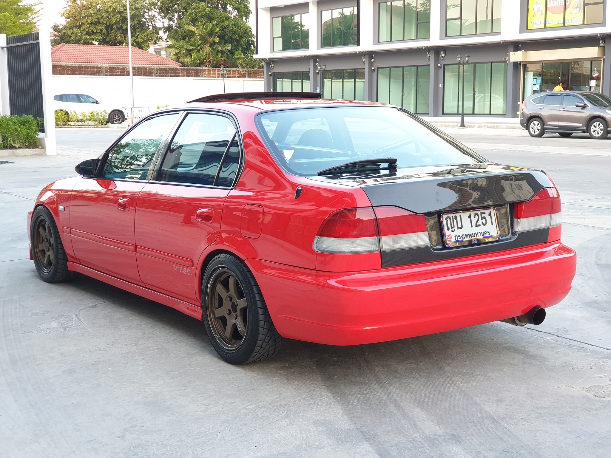 Honda Civic EK โฉม 4 ประตู ปี 1996 สีแดง (รูปที่ 14)