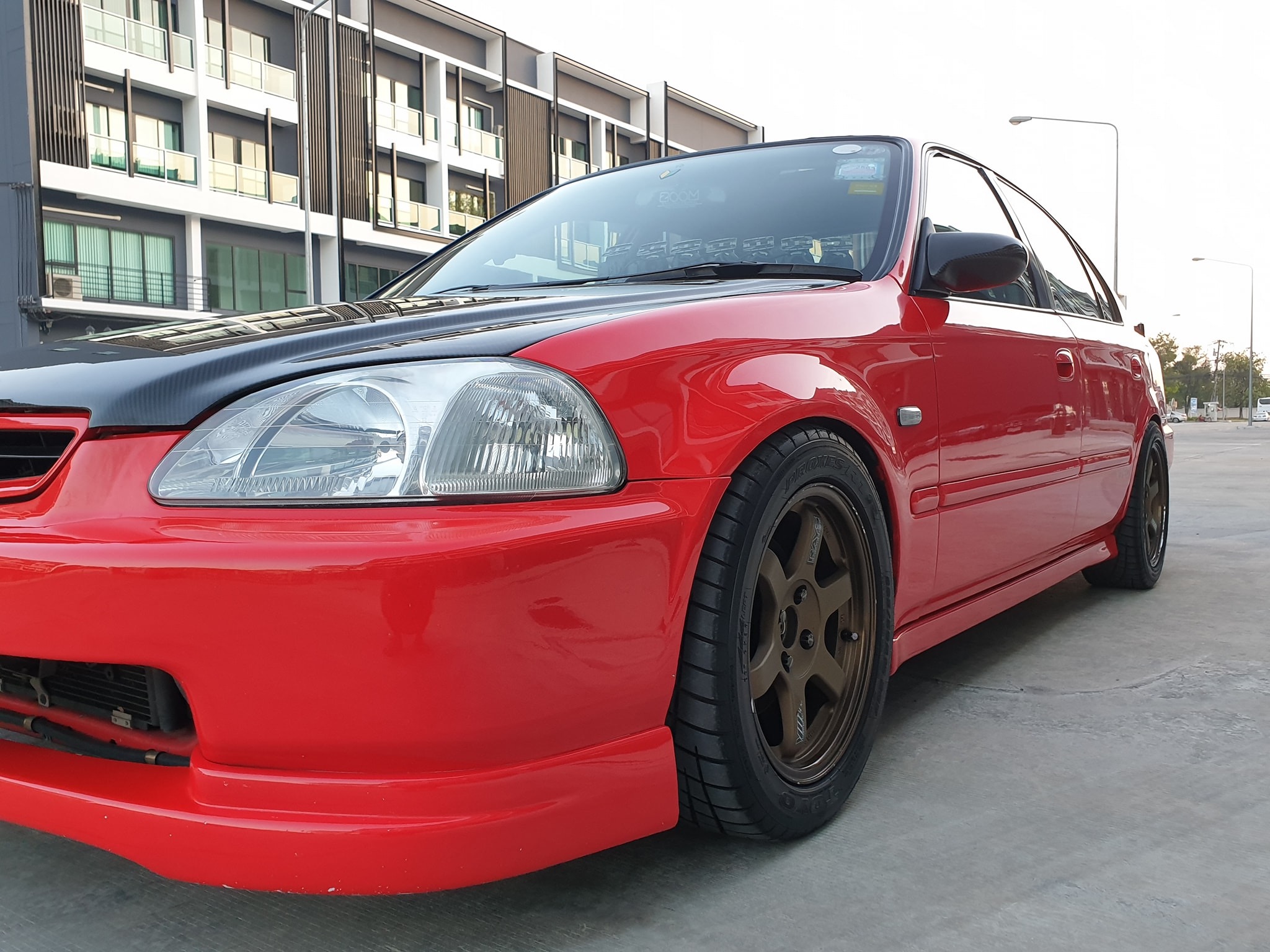 Honda Civic EK โฉม 4 ประตู ปี 1996 สีแดง (รูปที่ 18)