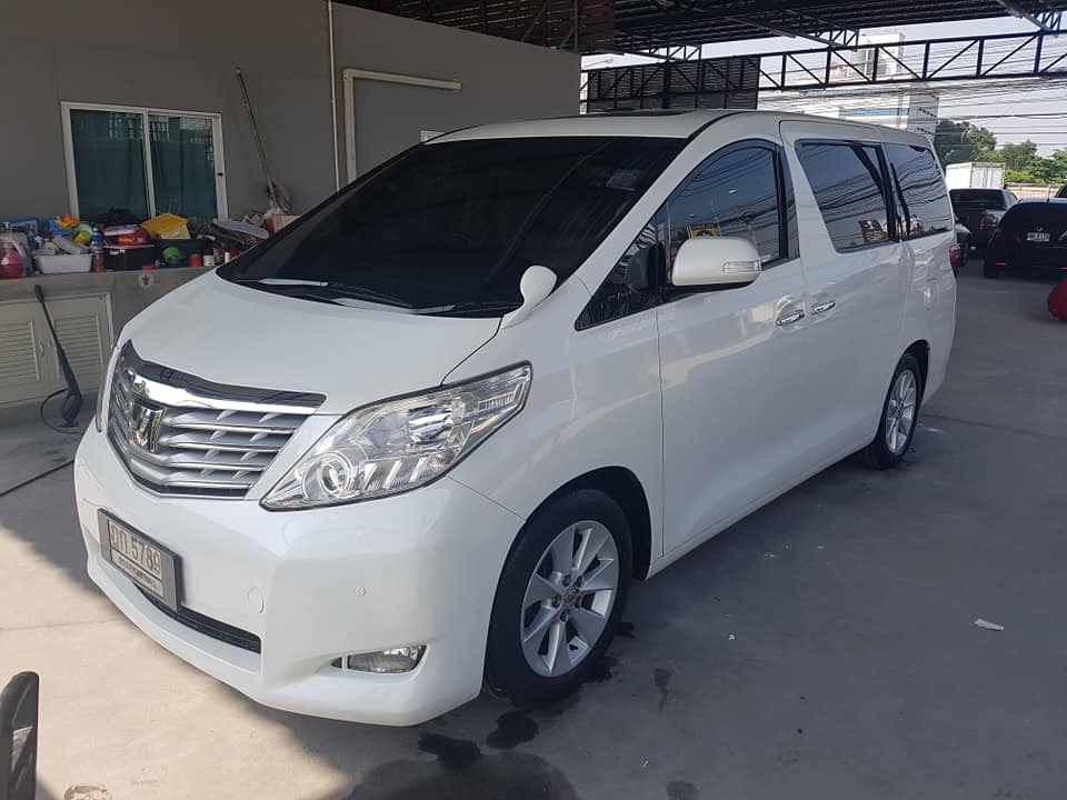 Toyota Alphard ปี 2009 สีขาว (รูปที่ 2)