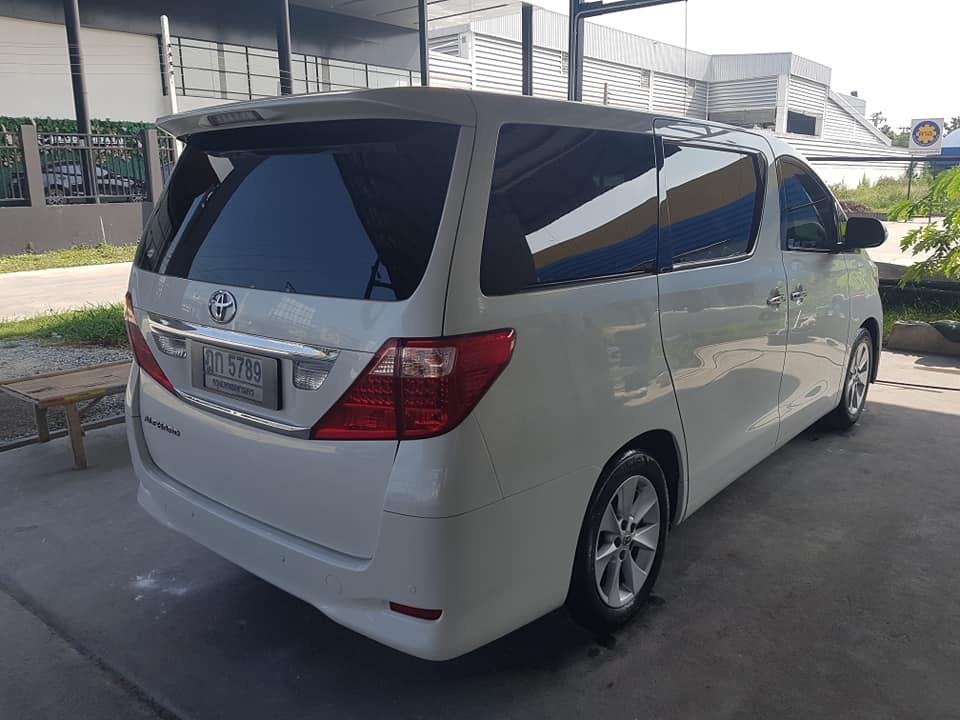 Toyota Alphard ปี 2009 สีขาว (รูปที่ 4)