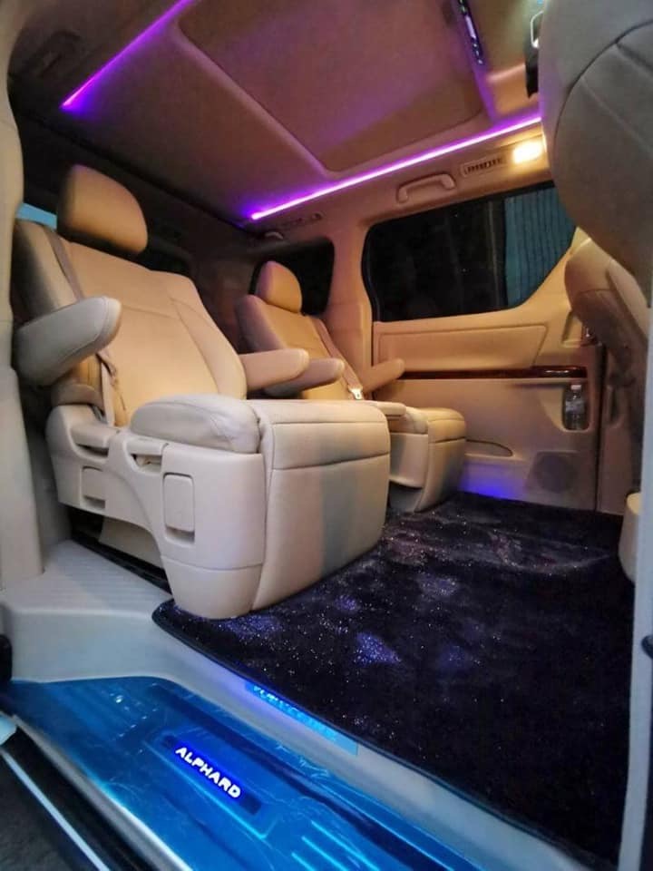 Toyota Alphard ปี 2010 สีขาว (รูปที่ 8)