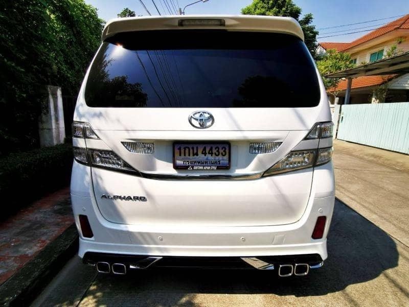 Toyota Alphard ปี 2010 สีขาว (รูปที่ 4)