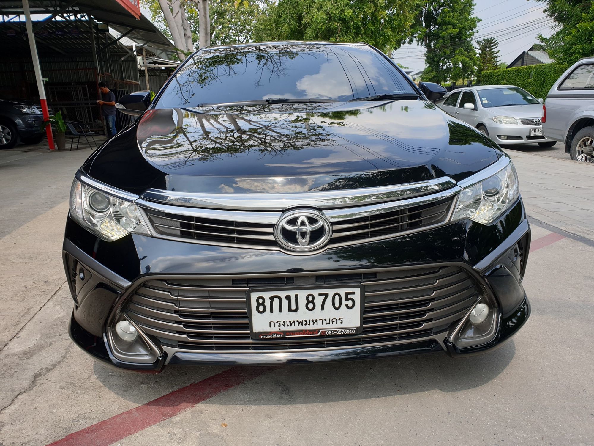 Toyota Camry (XV50) ไมเนอร์เชนจ์ ปี 2016 สีดำ