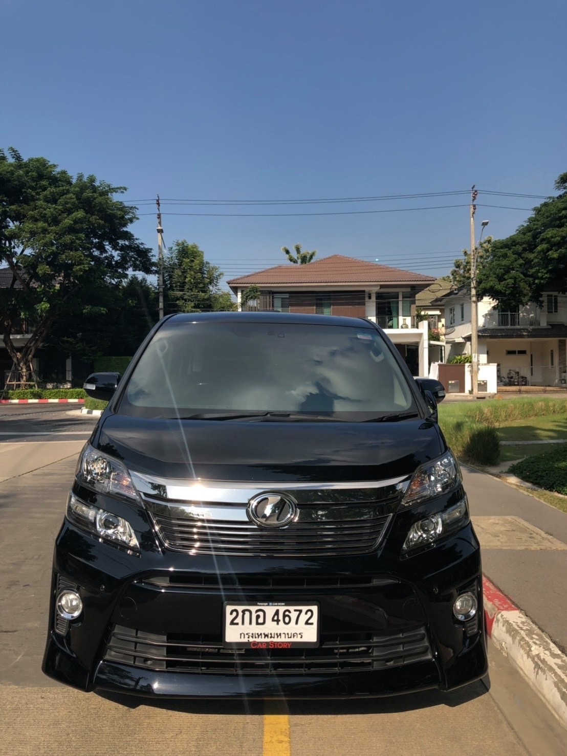 Toyota Vellfire ปี 2014 สีดำ (รูปที่ 3)