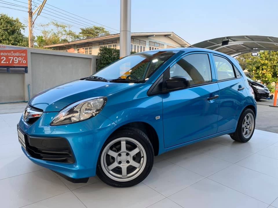 Honda Brio ปี 2013 สีฟ้า (รูปที่ 2)