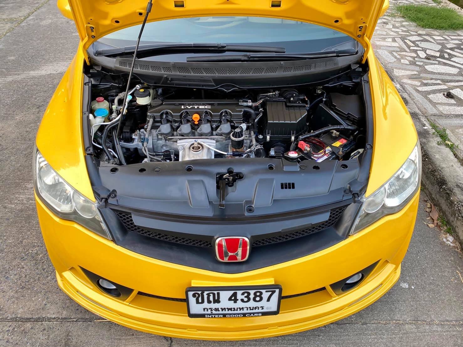 Honda Civic FD ปี 2007 สีเหลือง