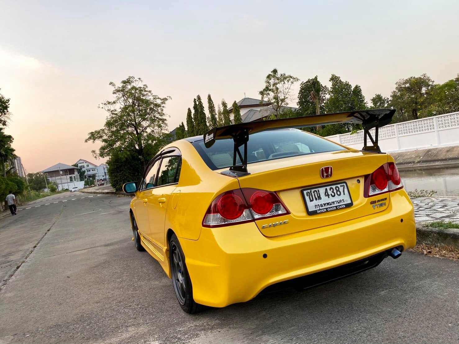 Honda Civic FD ปี 2007 สีเหลือง