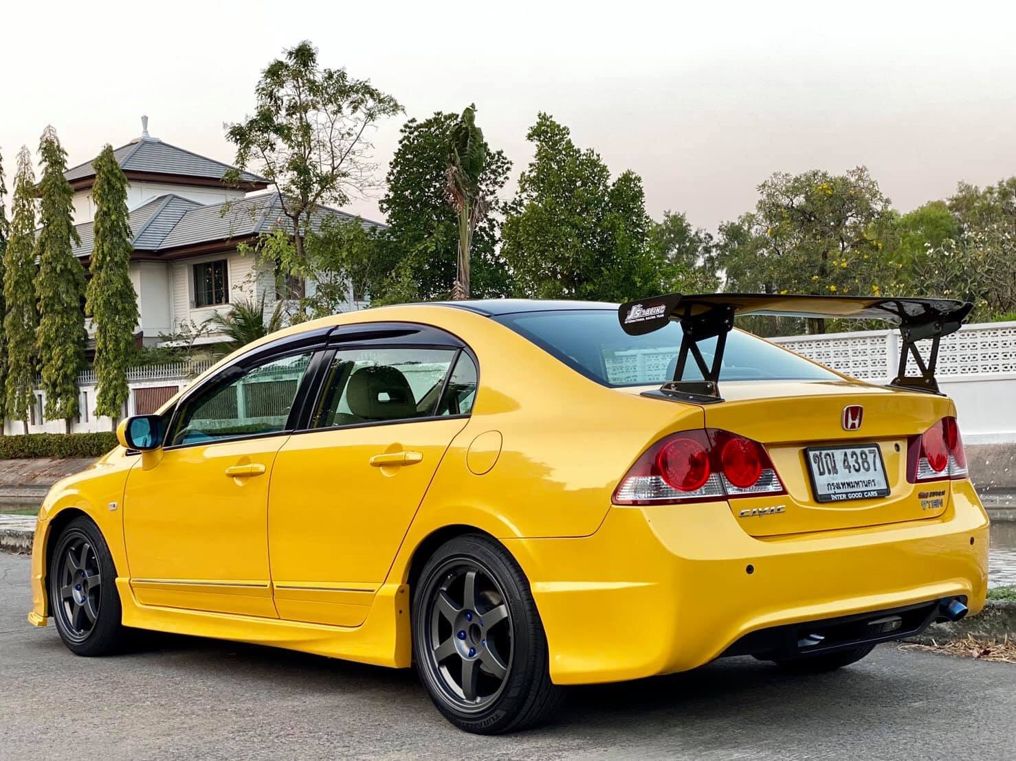 Honda Civic FD ปี 2007 สีเหลือง