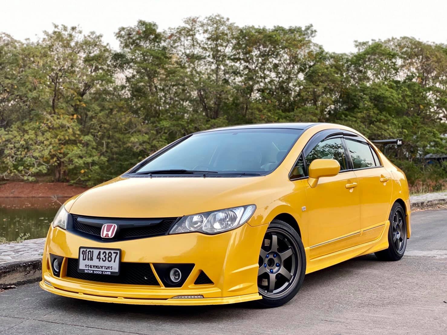 Honda Civic FD ปี 2007 สีเหลือง