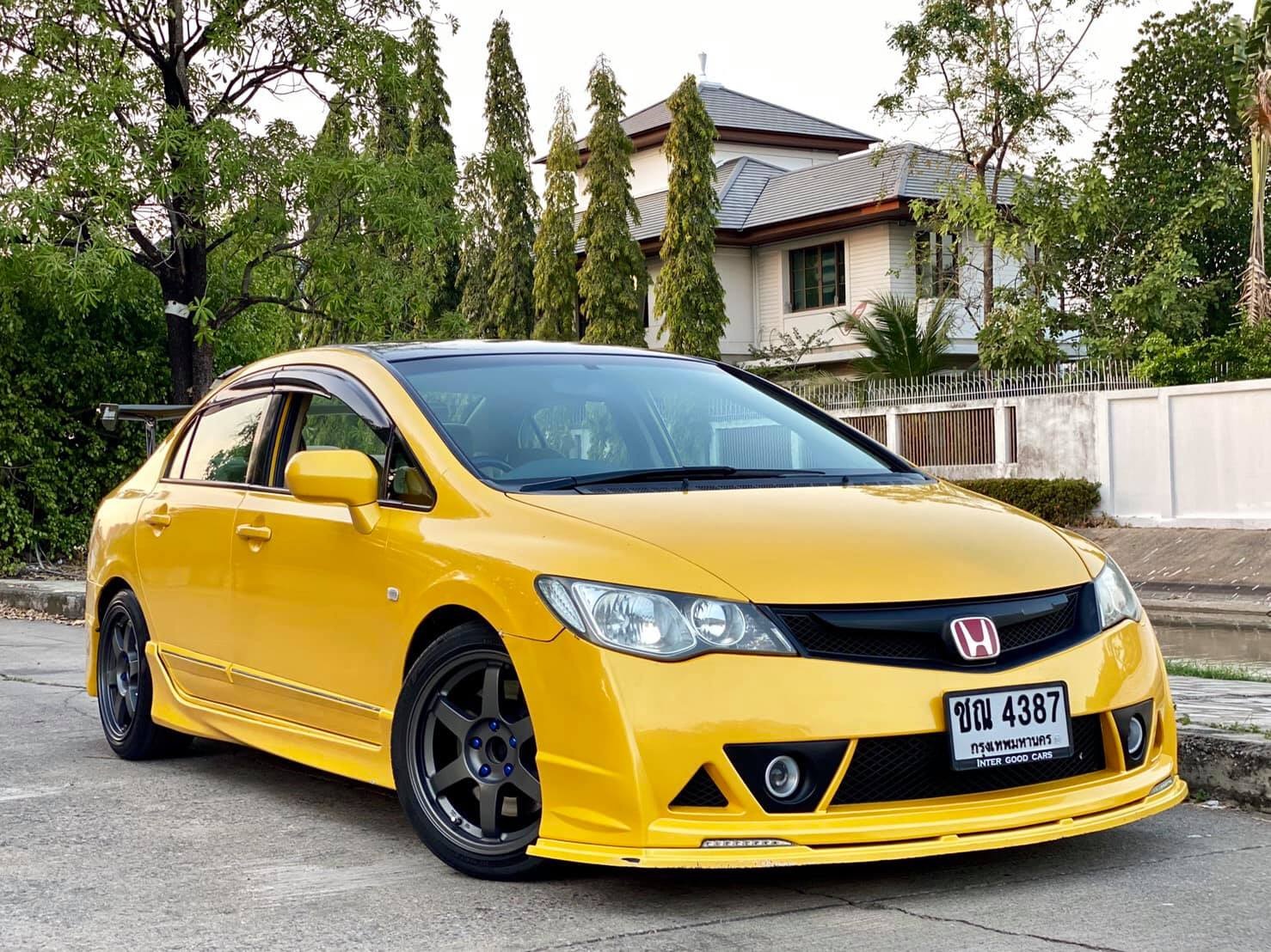 Honda Civic FD ปี 2007 สีเหลือง