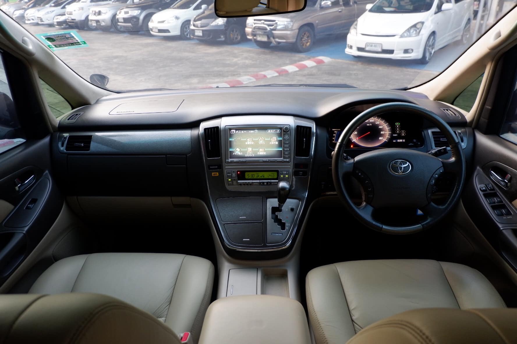 Toyota Alphard ปี 2007 สีดำ (รูปที่ 11)