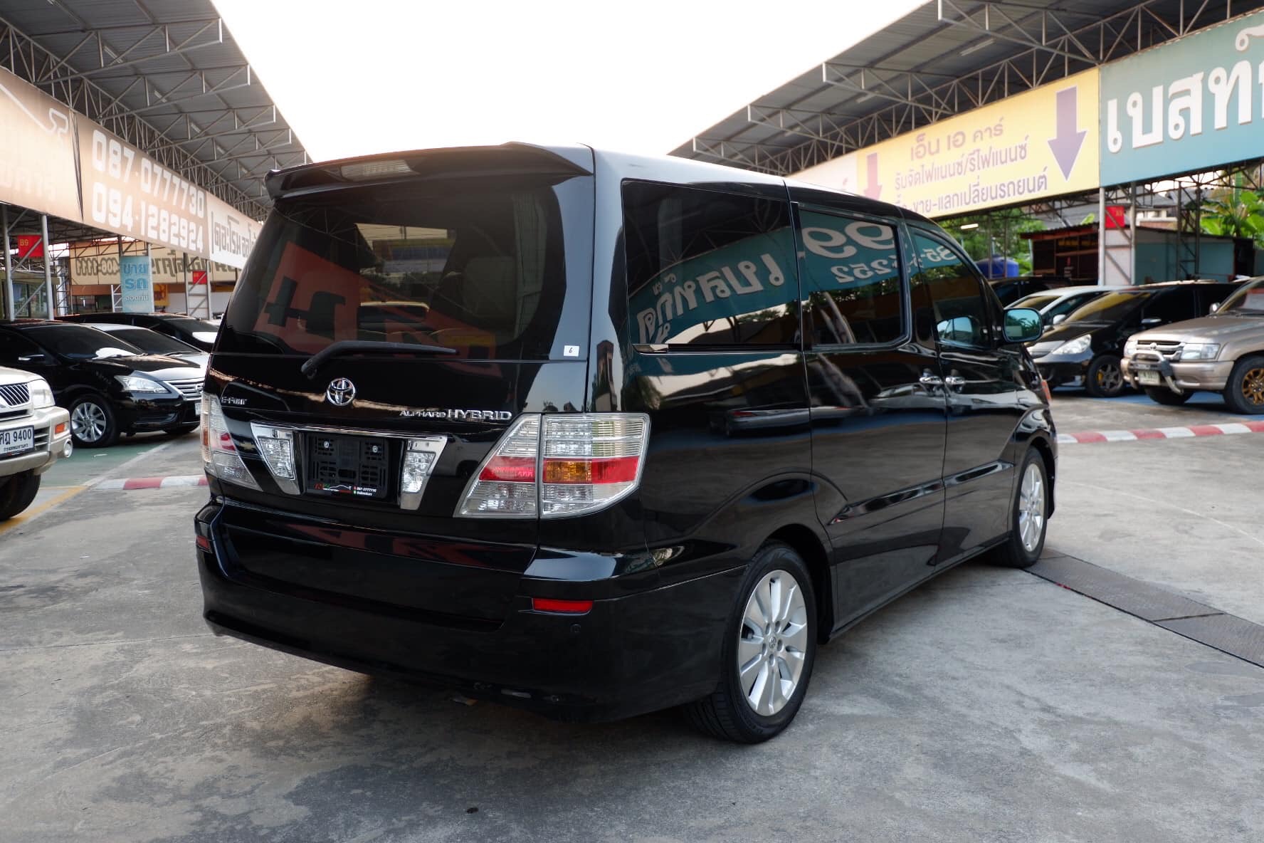 Toyota Alphard ปี 2007 สีดำ (รูปที่ 6)