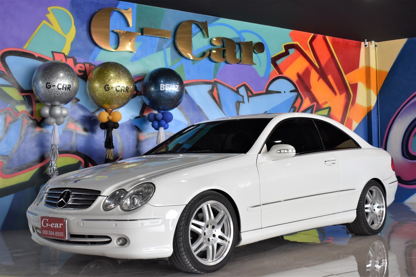 Mercedes-Benz CLK-Class W209 CLK240 ปี 2011 สีขาว (รูปที่ 2)