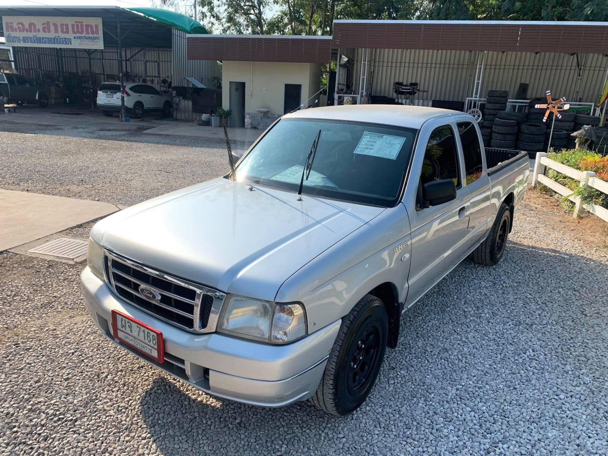 Ford Ranger Cab ปี 2004 สีเงิน