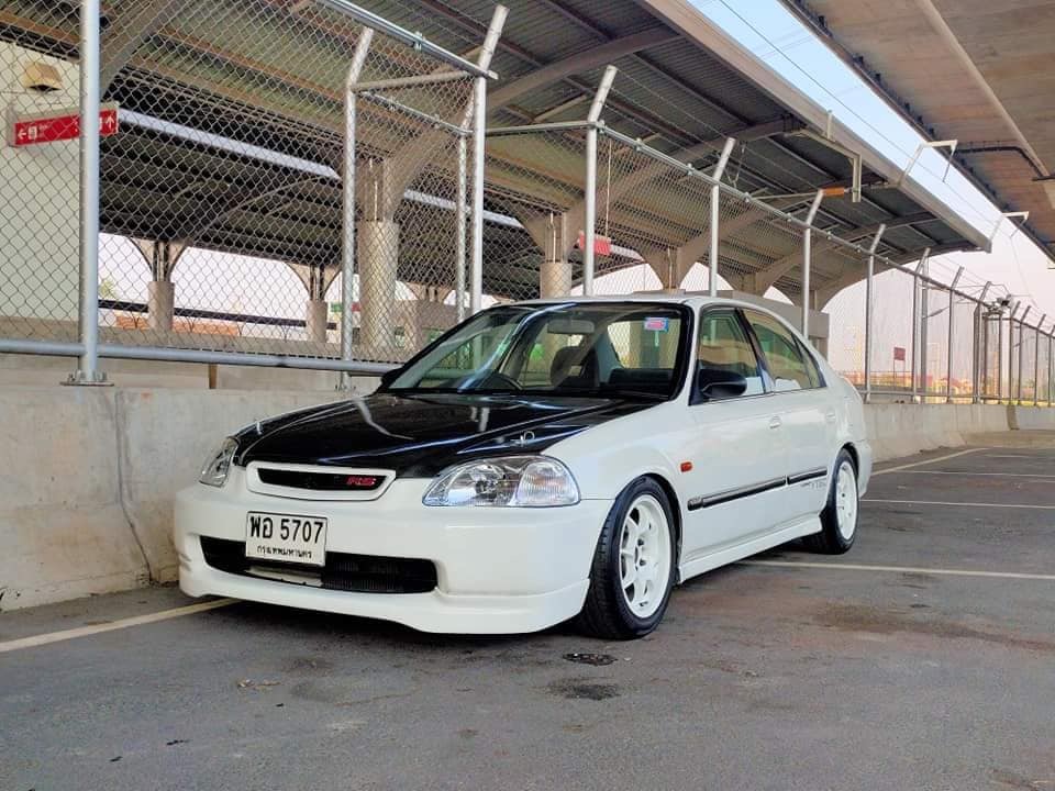 Honda Civic EK โฉม 4 ประตู ปี 1997 สีขาว (รูปที่ 8)