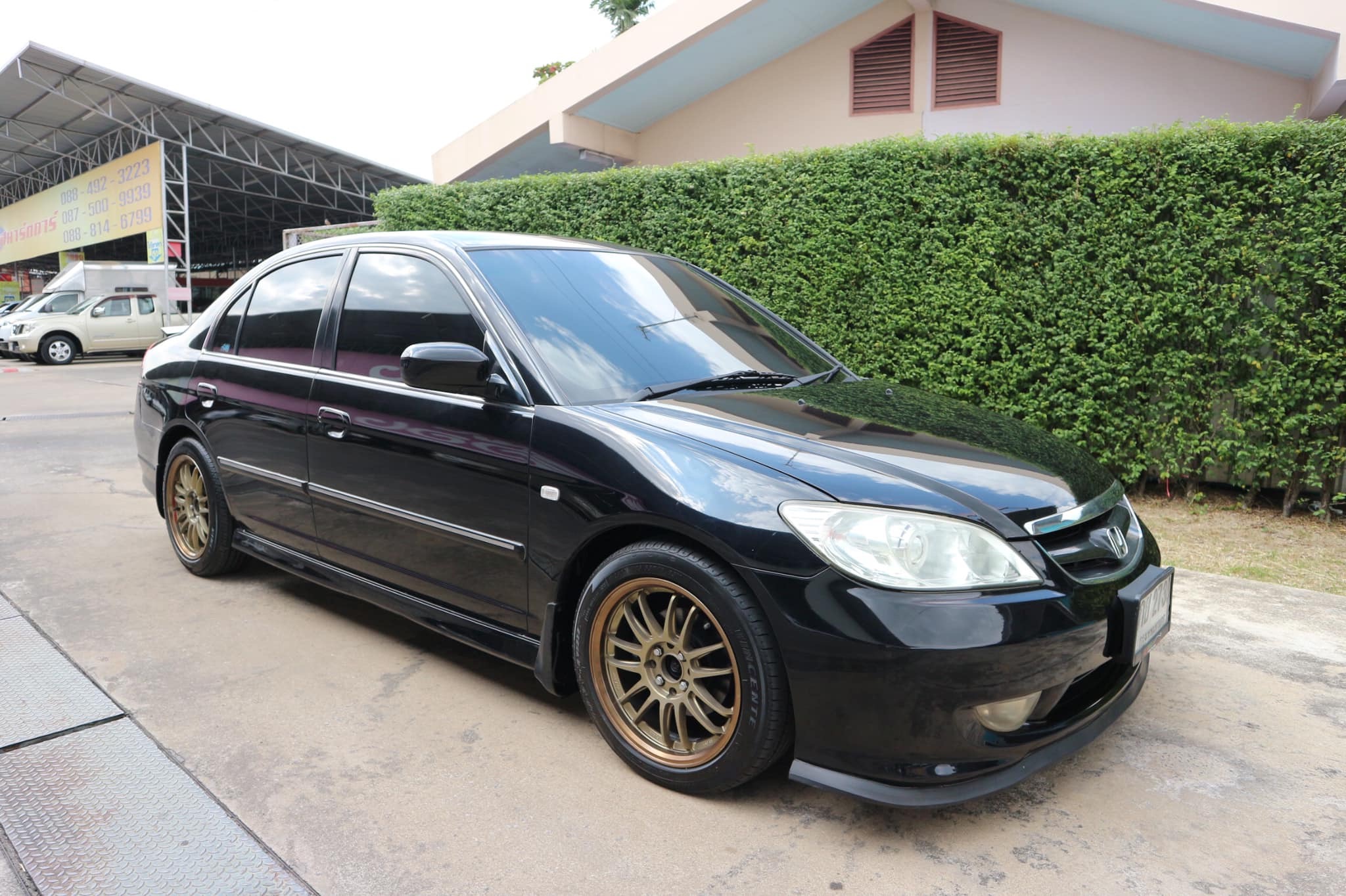 Honda Civic ES (Dimension) โฉม ตาเหยี่ยว ปี 2005 สีดำ