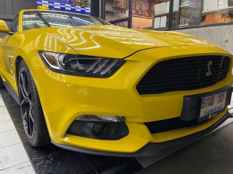 Ford Mustang ปี 2017 สีเหลือง (รูปที่ 5)