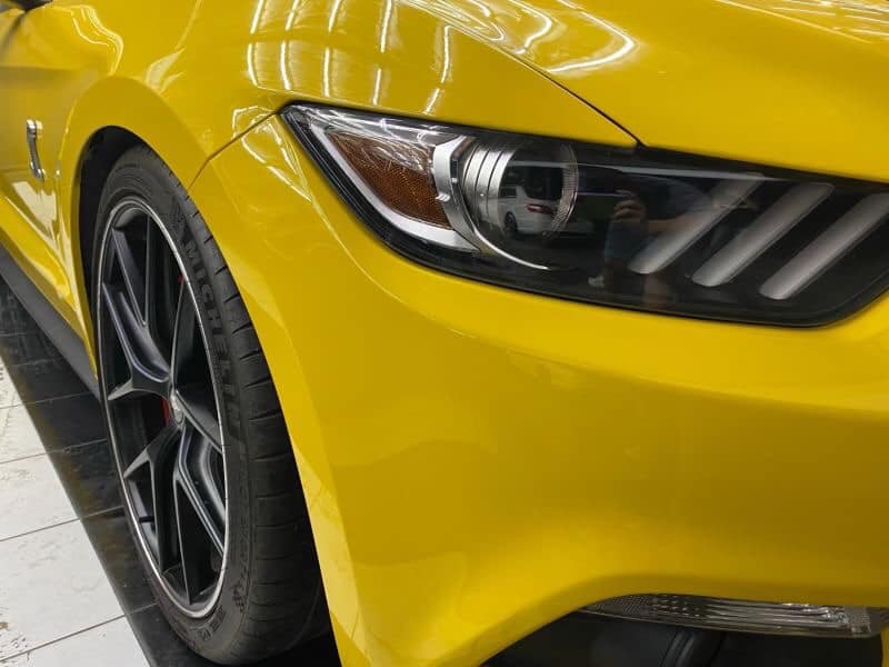 Ford Mustang ปี 2017 สีเหลือง (รูปที่ 6)