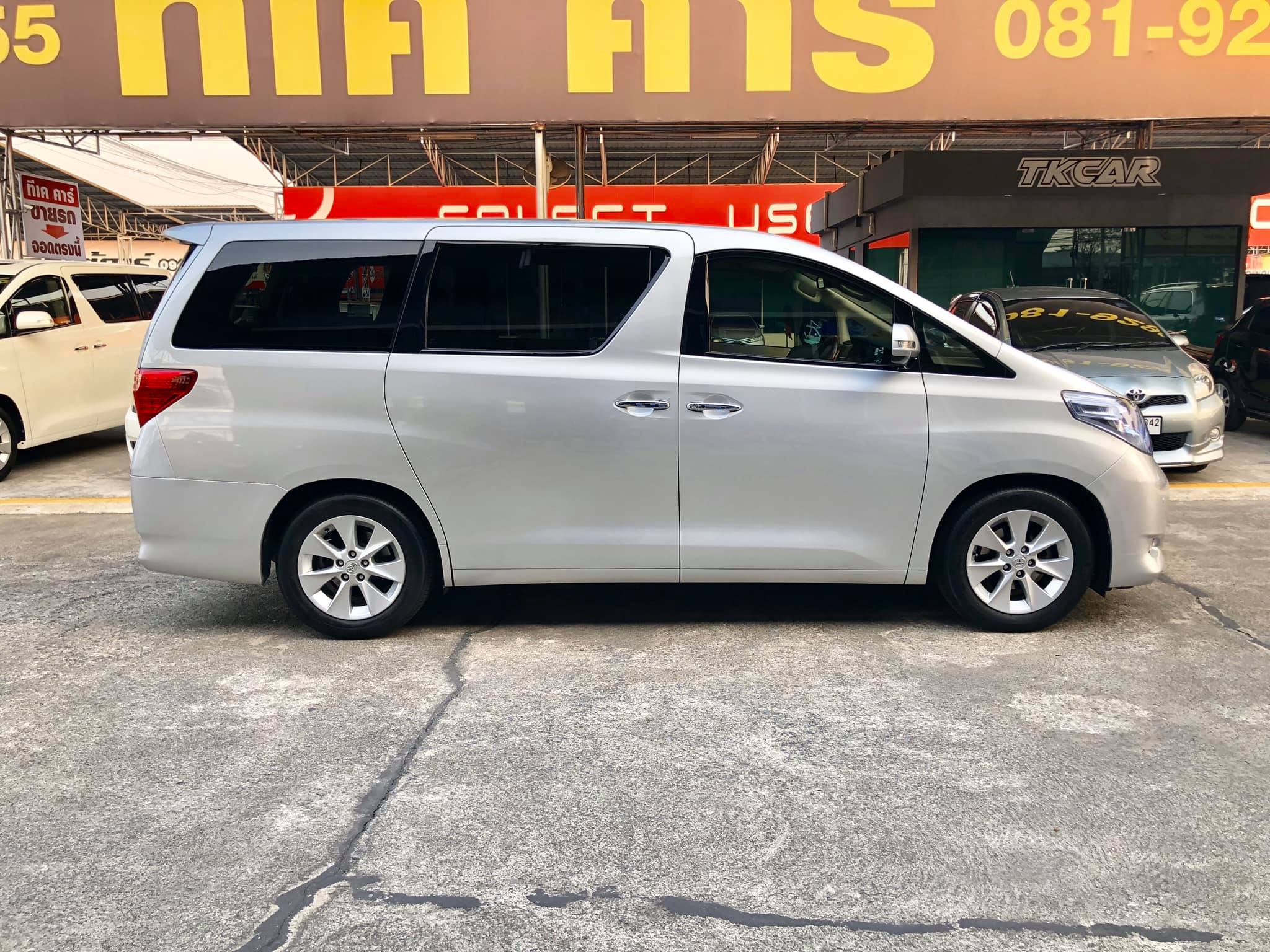 Toyota Alphard ปี 2009 สีเงิน (รูปที่ 4)