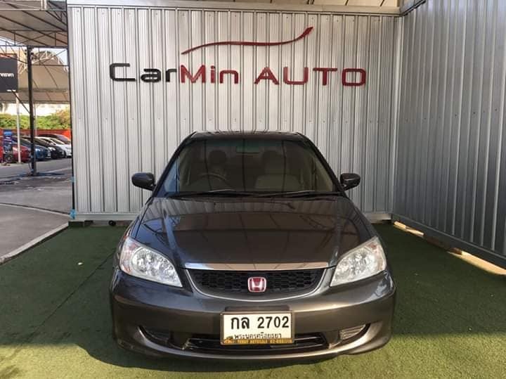 Honda Civic ES (Dimension) โฉม ตาเหยี่ยว ปี 2004 สีเทา (รูปที่ 3)