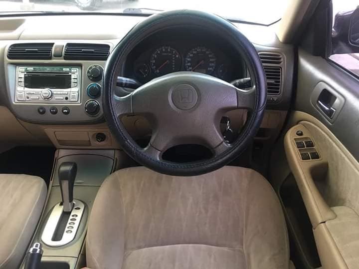 Honda Civic ES (Dimension) โฉม ตาเหยี่ยว ปี 2004 สีเทา (รูปที่ 7)
