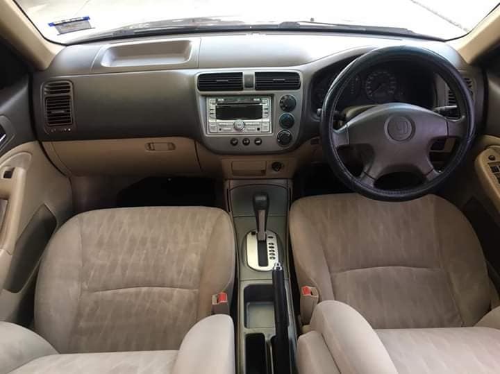 Honda Civic ES (Dimension) โฉม ตาเหยี่ยว ปี 2004 สีเทา