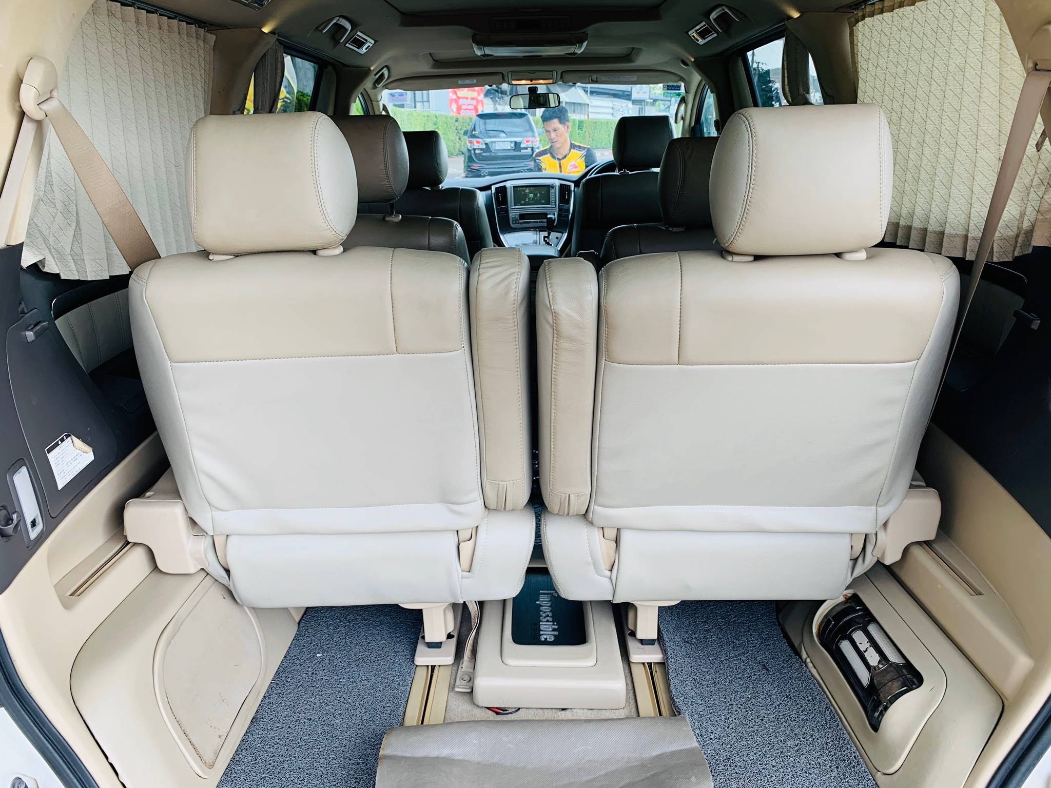Toyota Alphard ปี 2008 สีขาว (รูปที่ 6)