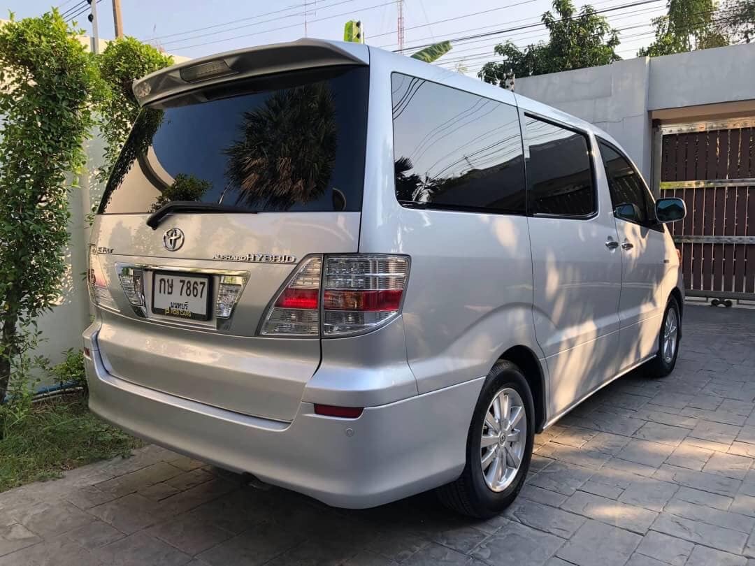 Toyota Alphard ปี 2008 สีเงิน (รูปที่ 4)