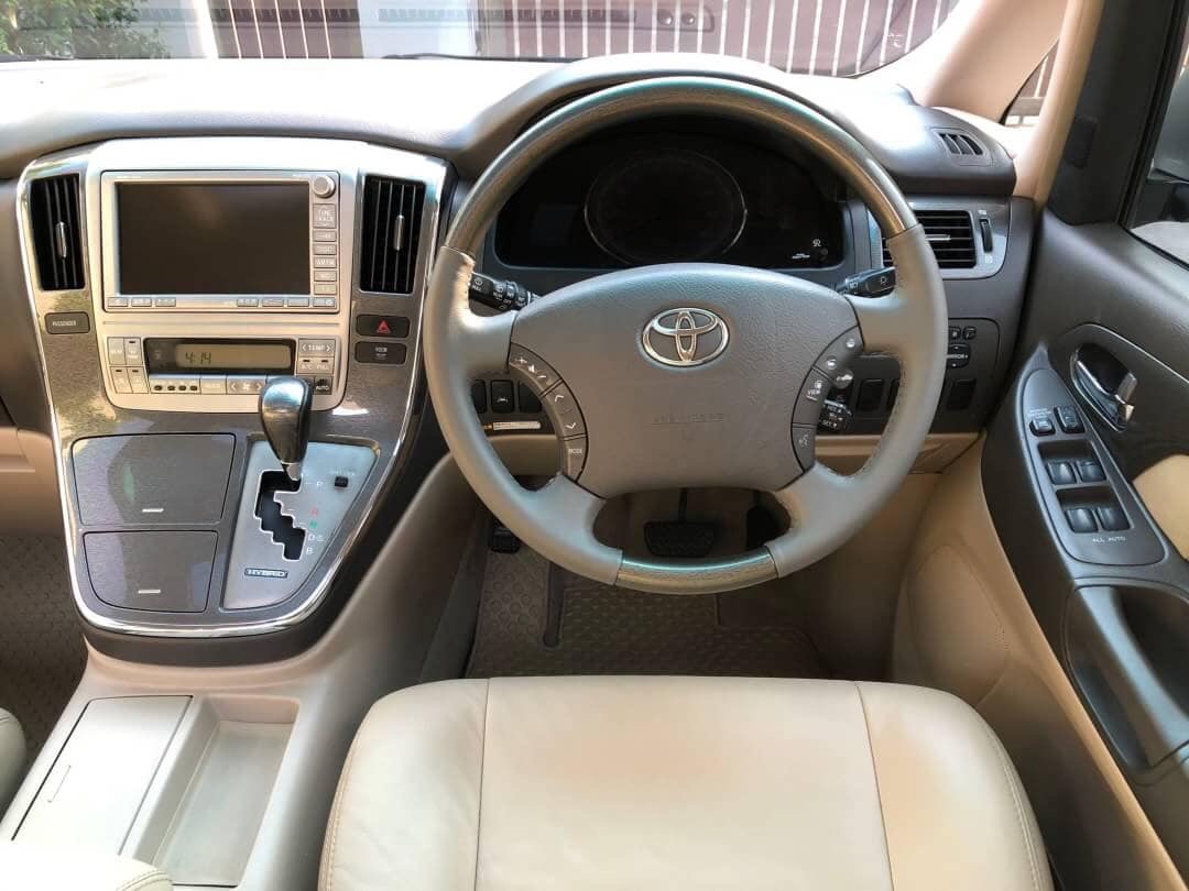 Toyota Alphard ปี 2008 สีเงิน (รูปที่ 11)