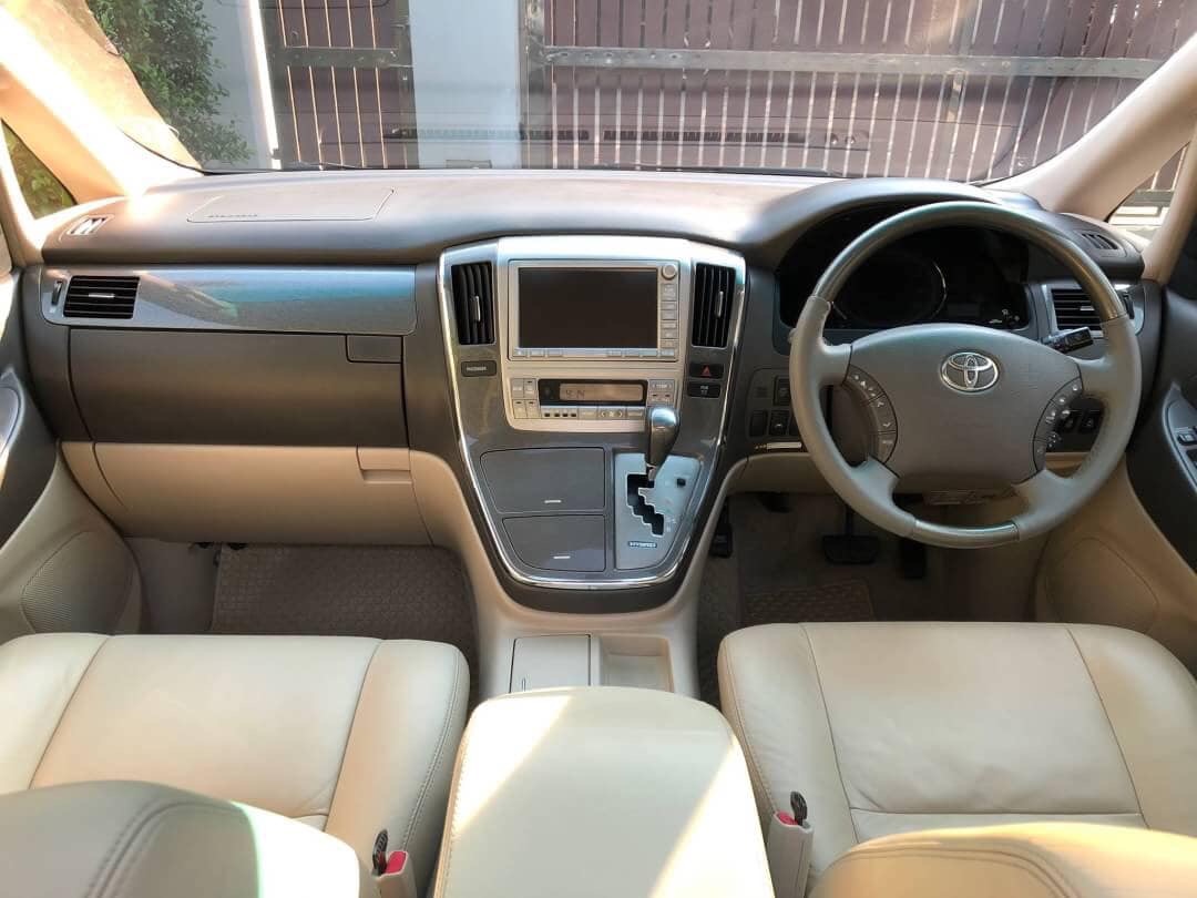 Toyota Alphard ปี 2008 สีเงิน (รูปที่ 12)