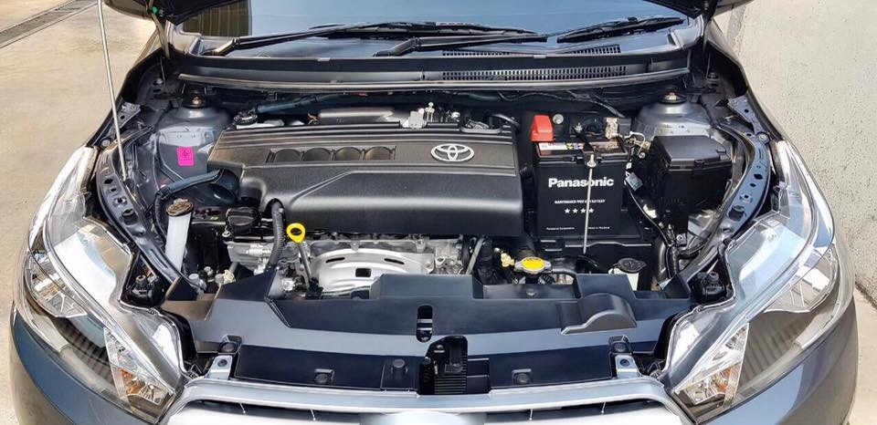 Toyota Yaris ปี 2016 สีเทา (รูปที่ 14)