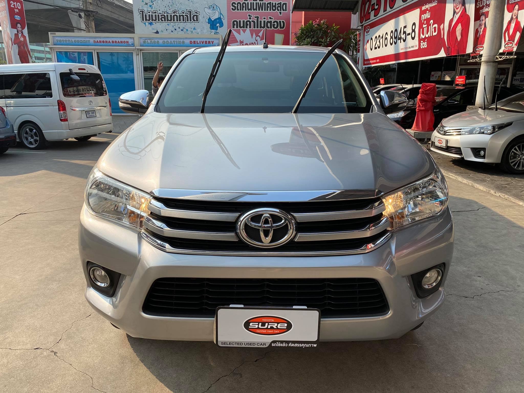 Toyota Hilux Revo Prerunner (Cab) ปี 2015 สีเงิน (รูปที่ 7)