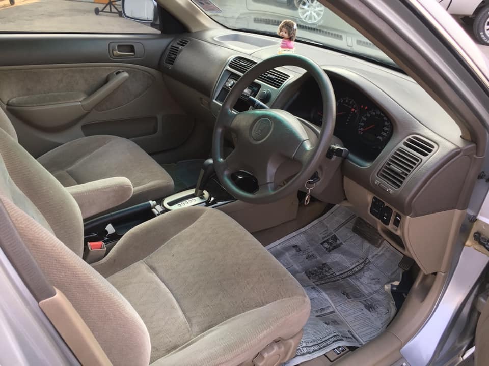 Honda Civic ES (Dimension) ปี 2002 สีเงิน (รูปที่ 7)