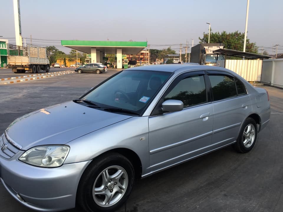 Honda Civic ES (Dimension) ปี 2002 สีเงิน (รูปที่ 3)