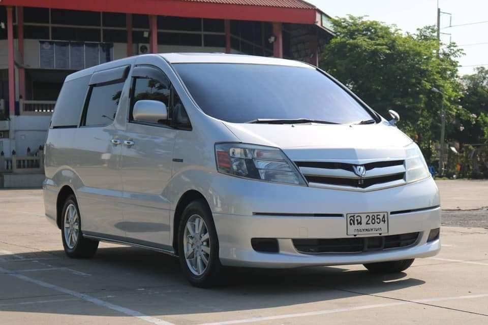 Toyota Alphard ปี 2005 สีเงิน