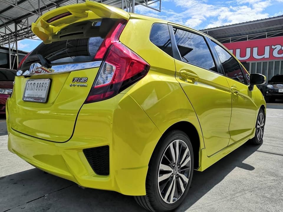 Honda Jazz GK ปี 2014 สีเหลือง (รูปที่ 4)