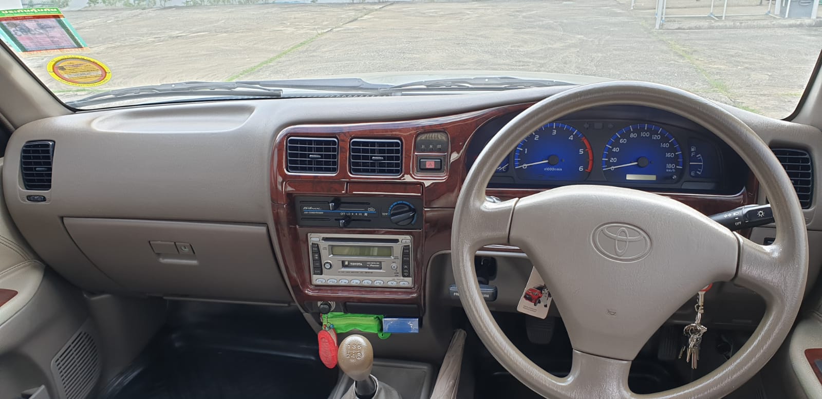 Toyota Hilux Tiger Double cab ปี 2003 สีเทา (รูปที่ 4)