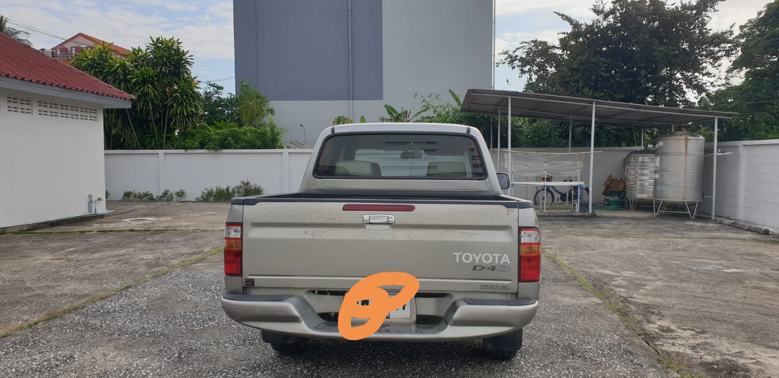 Toyota Hilux Tiger Double cab ปี 2003 สีเทา (รูปที่ 2)