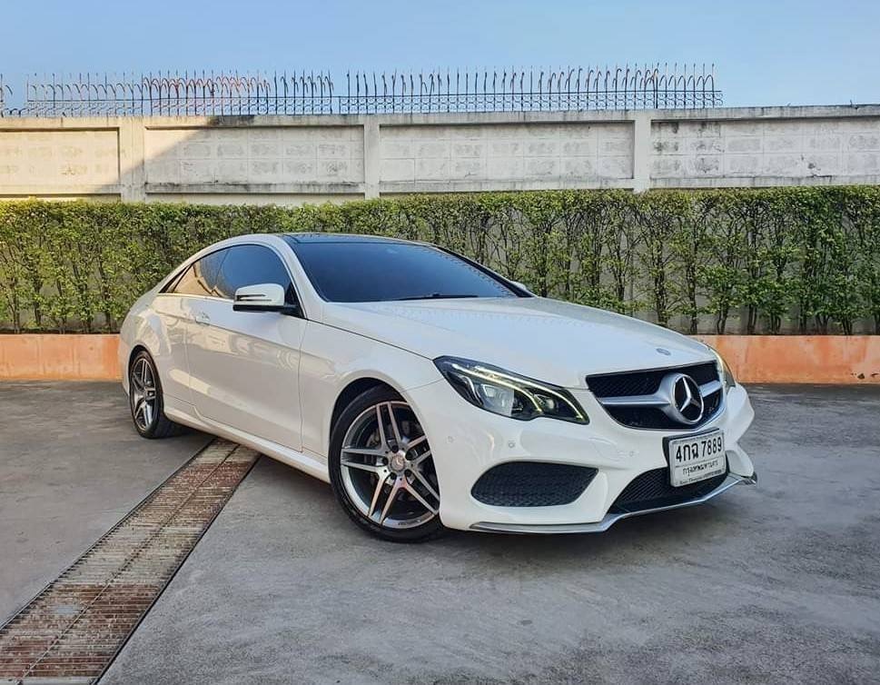 Mercedes-Benz E-Class C207 E200 ปี 2015 สีขาว (รูปที่ 2)