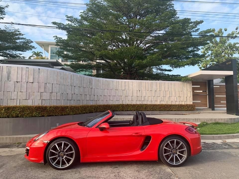Porsche Boxster (Cayman) 981 ปี 2012 สีแดง (รูปที่ 7)