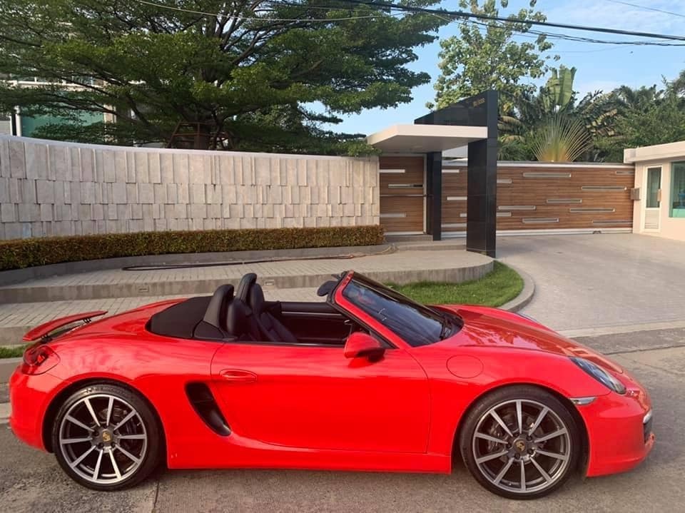 Porsche Boxster (Cayman) 981 ปี 2012 สีแดง (รูปที่ 3)