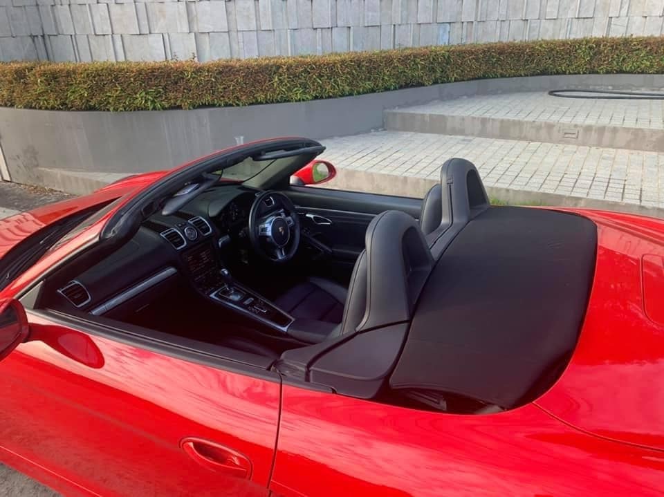 Porsche Boxster (Cayman) 981 ปี 2012 สีแดง (รูปที่ 8)