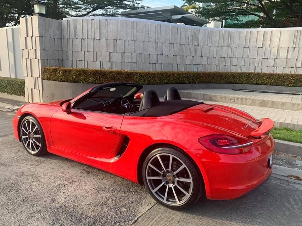 Porsche Boxster (Cayman) 981 ปี 2012 สีแดง (รูปที่ 4)