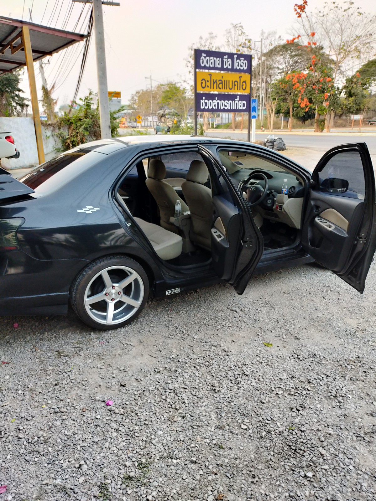 ขายรถบ้าน Toyota Vios ปี 2007 สีดำ (รูปที่ 3)