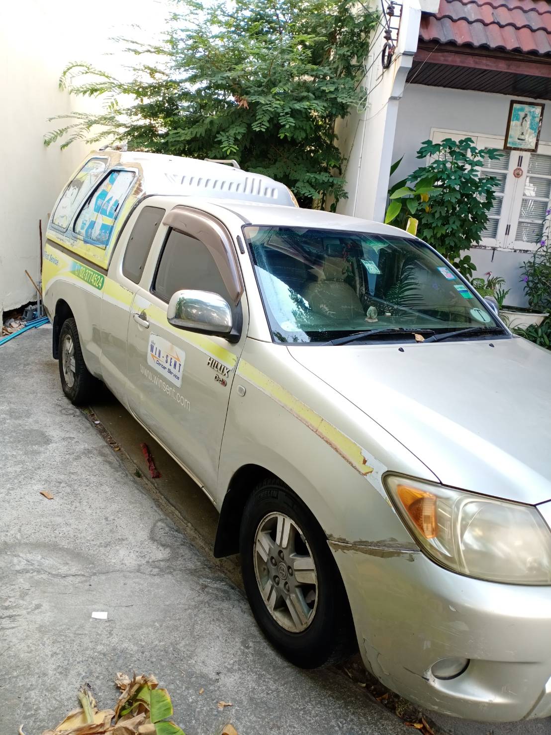 Toyota Hilux Vigo Extra cab ปี 2005 สีเทา (รูปที่ 3)
