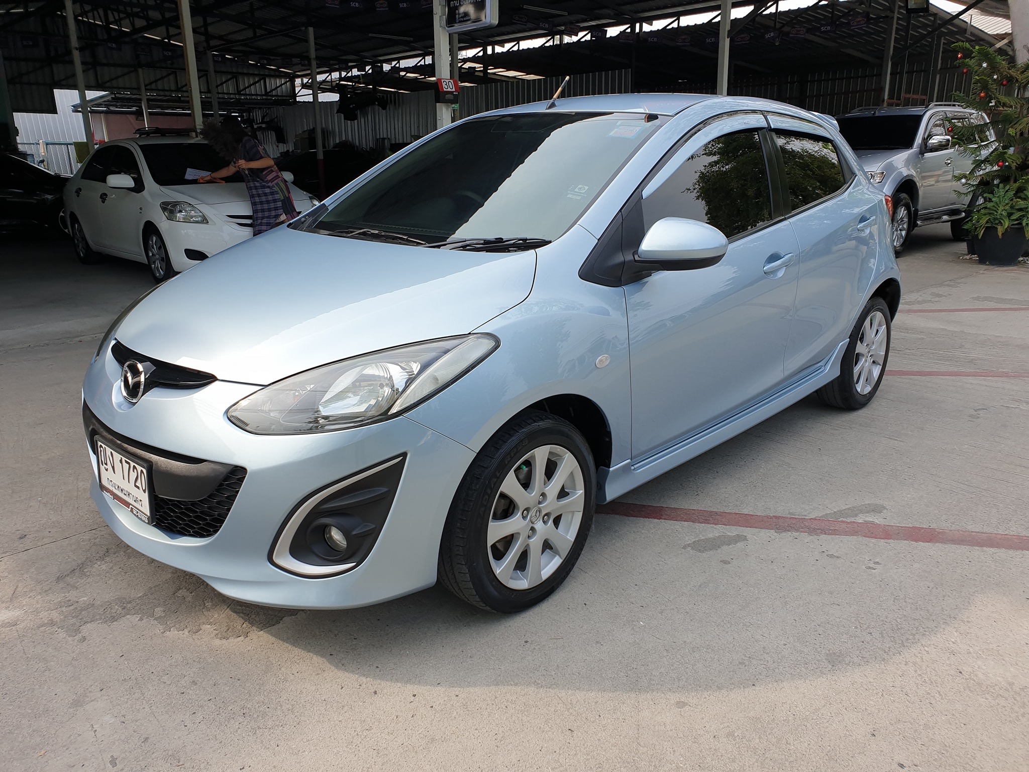Mazda 2 Sports (5 ประตู) ปี 2010 สีฟ้า (รูปที่ 3)