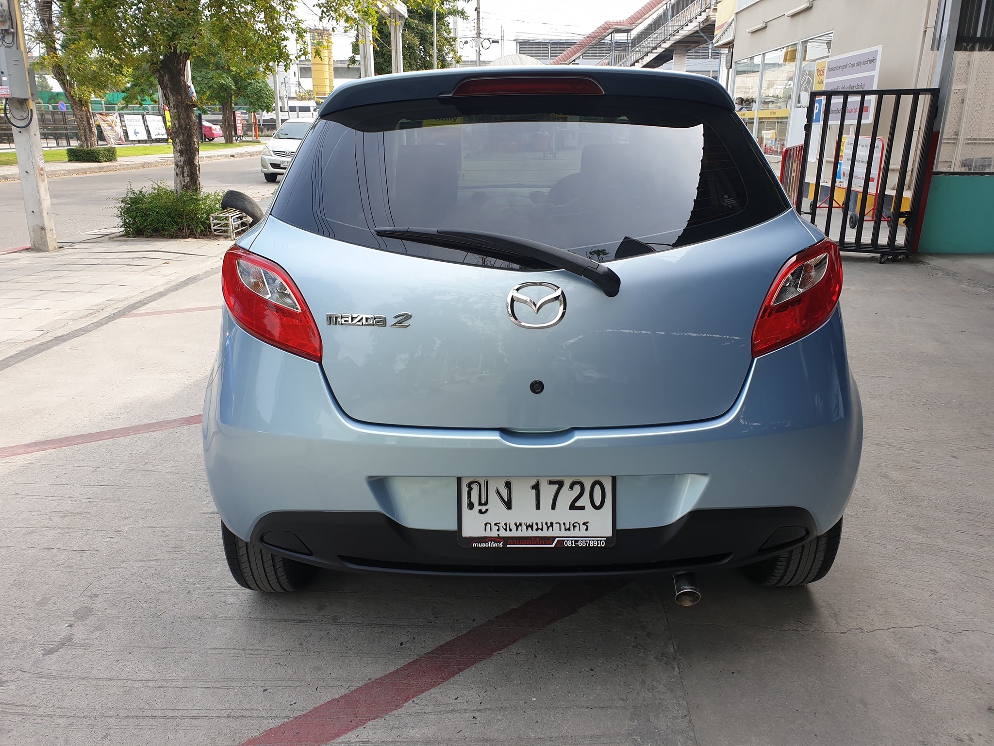 Mazda 2 Sports (5 ประตู) ปี 2010 สีฟ้า (รูปที่ 4)