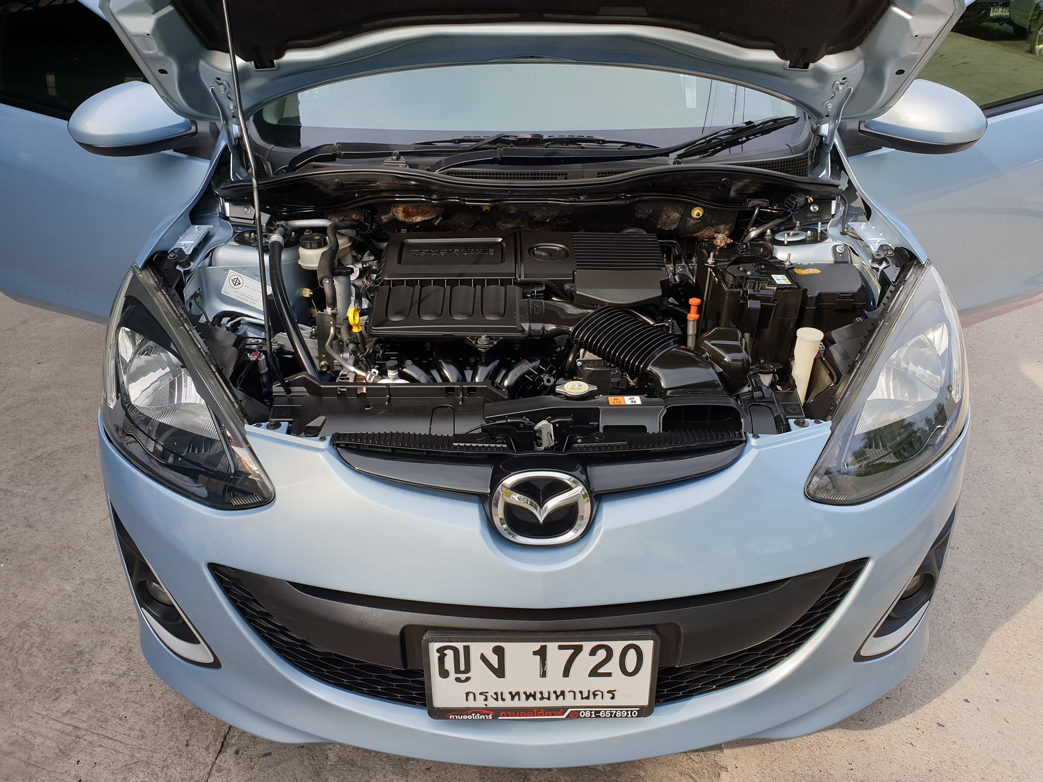 Mazda 2 Sports (5 ประตู) ปี 2010 สีฟ้า