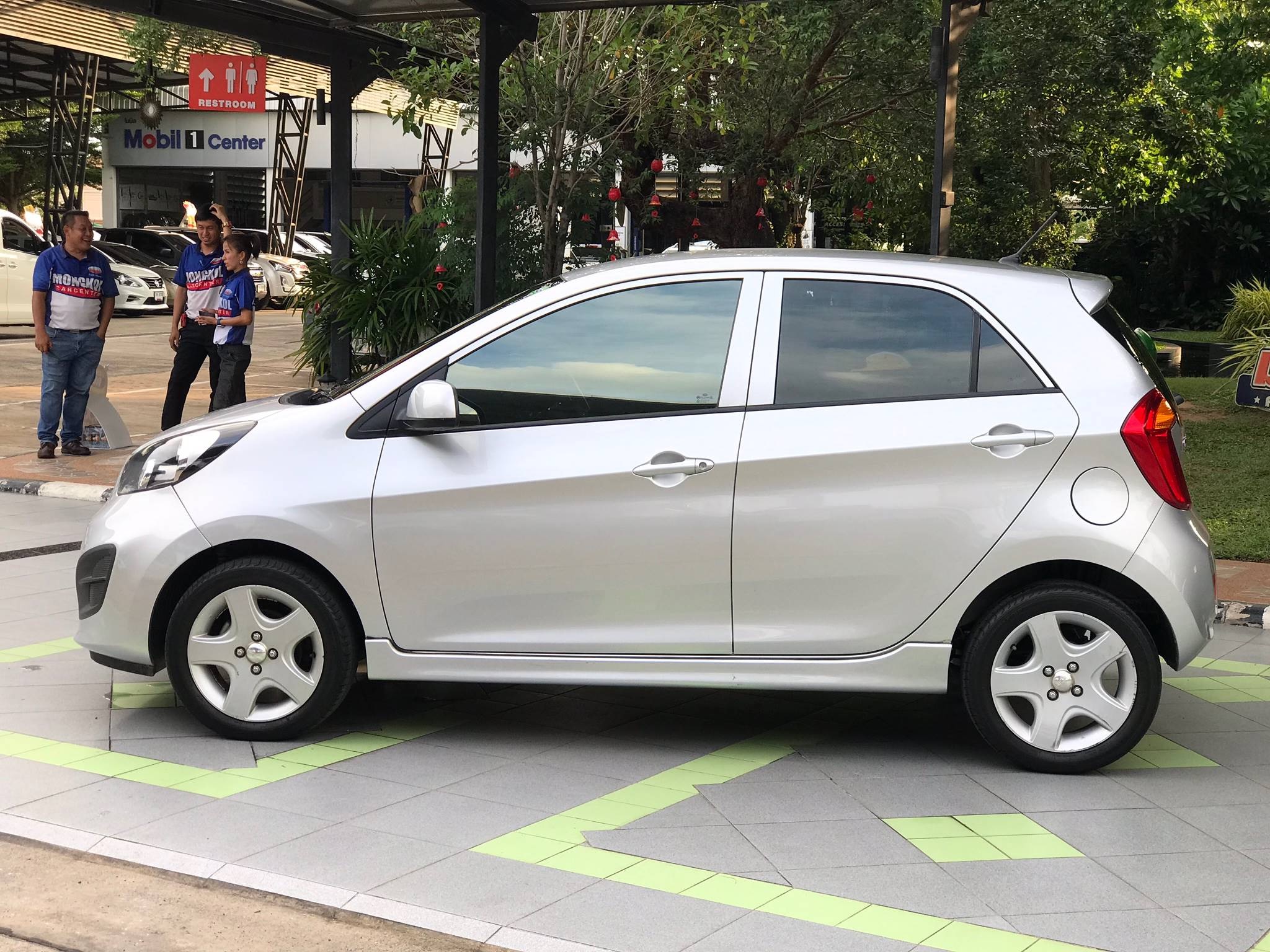 Kia Picanto Gen2 ปี 2015 สีเทา