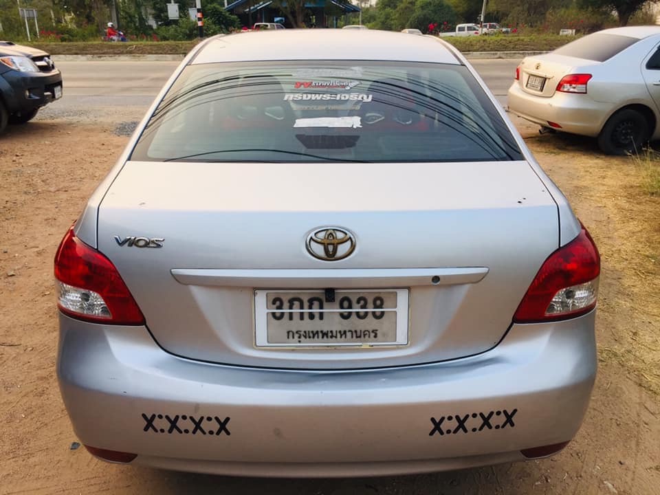 Toyota Vios ปี 2008 สีเงิน